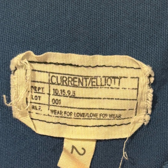 Current/Elliot The Crew Neck Limoges Falling Stars Short Sleeve T-shirt - Picture 5 of 6